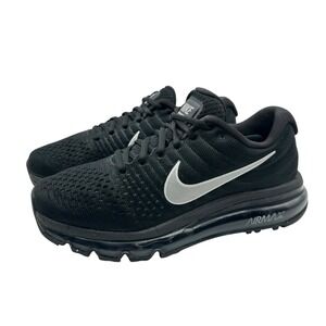 Women's 7 - Nike Air Max 2017 Black White Anthracite 849560-001 Running Shoes